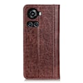 Miniatyrbillede 2 af 2: OnePlus 10R / OnePlus Ace ægte læderetui med magnetisk lukning - Brun Brown