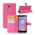 Miniatyrbild 1 av 2: Lenovo K6 Note Snyggt fodral i läder - Rosa Rosa