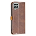 Miniatyrbillede 2 af 2: BINFEN to-farvet Samsung Galaxy M33 5G læderetui - Kaffe Brown