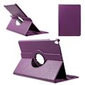 Miniatyrbillede 1 af 2: iPad Pro 10.5 Læder etui med roterende stand - Lilla Purple