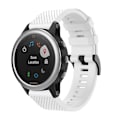 Miniatyrbillede 2 af 2: Stilfuld silikone-urrem til Garmin Fenix 5S - Hvid White