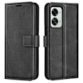 Miniatyrbillede 1 af 2: OnePlus Nord 2T læderetui med pung - Sort Black