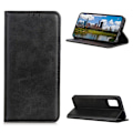 Miniatyrbillede 1 af 2: Wallet-style ægte Læder Flipcase til Samsung Galaxy S20 Fe 5G / 20 Fe - Sort Black