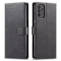 Miniatyrbillede 1 af 2: LC.IMEEKE Samsung Galaxy A73 flip etui - Sort Black