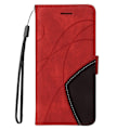 Pikkukuva 2 / 2: Teksturoitu nahkakotelo hihnalla Motorola Edge 30 Ultra - Punainen Red