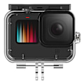 Miniatyrbild 1 av 2: vattentät hållbar fodral för GoPro Hero 9 Transparent