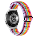 Miniatyrbillede 1 af 2: Samsung Galaxy Watch 5 / 5 Pro / 4 nylon urrem - Regnbuefarve Multicolor