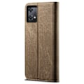 Pikkukuva 2 / 2: Jeans OnePlus Nord CE 2 Lite 5G flip case - Khaki Brown