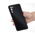 Miniatyrbillede 4 af 6: Matte Liquid silikone cover til OnePlus Nord - Sort Black