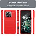 Pikkukuva 2 / 2: Carbon Flex Suojakotelo OnePlus 10t - Punainen Red