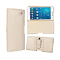 Miniatyrbild 1 av 2: Gaarder Påse (Beige) Samsung Galaxy A7 ÄKTA Läder Bältes Fodral Beige