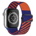 Miniatyrbilde 1 av 2: Apple Watch (41 mm) tofarget klokkerem i nylon - Blå / Oransje Multicolor