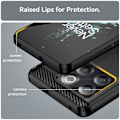 Miniatyrbillede 5 af 6: Carbon Flex Etui OnePlus Ace Pro - Sort Black