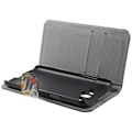 Miniatyrbillede 2 af 2: Moberg Samsung Galaxy J1 Læder Etui Med Stander Og  Kortholder - Farvede Blomster Multicolor