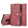 Pikkukuva 1 / 2: DG.MING Huawei Mate 20 2-in-1 Wallet kotelot - Punainen Red