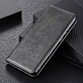 Pikkukuva 2 / 2: Wallet-style Genuine Leather Flipcase For Samsung Galaxy S22 - Musta Black