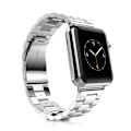 Miniatyrbillede 1 af 2: Apple Watch 42mm urrem af rustfrit stål Silver grey