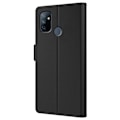Pikkukuva 2 / 2: Phone Suojakotelo With Make-up Mirror And Slick Design For OnePlus Nord N100 - Musta Black