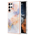 Pikkukuva 1 / 2: Marble Samsung Galaxy S23 Ultra Suojakotelo - Milky Way Marble White White
