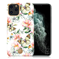 Miniatyrbild 1 av 2: Kingxbar iPhone 11 Pro Max Blossom Swarovski-fodral - Persikoblomma multifärg