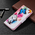 Pikkukuva 2 / 2: Wonderland Xiaomi Redmi 9 Läppäkotelo - Perhonen Multicolor