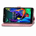 Miniatyrbild 2 av 2: Mandala läder LG K20 (2019) fodral - Rosa Rosa
