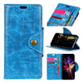 Miniatyrbillede 1 af 2: iPhone Xs Max stander læder flip cover - Blå Blue