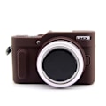 Miniatyrbild 1 av 2: Panasonic Lumix DC-GF10 / GF9 silikonöverdrag - Kaffe Brun