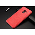 Miniatyrbillede 2 af 2: IVSO Gentry Series Samsung Galaxy A6 mobiletui i kunstlæder med inderskal i silikone og plastik - Rød Red