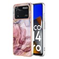 Marmormotiv Xiaomi Poco M4 Pro skal - Roséguld Rosa