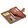 Miniatyrbillede 2 af 2: LC.IMEEKE Samsung Galaxy A9 (2018) tegnebogsstil læder flip etui - Kaffe Brown