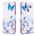 Miniatyrbillede 2 af 2: Wonderland LG K61 Etui - Sommerfugl og Tusindfryd Multicolor