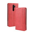 Pikkukuva 2 / 2: Bofink Vintage Xiaomi Redmi Note 8 Pro leather kotelot - Punainen Red