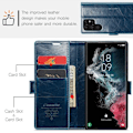 Pikkukuva 2 / 2: CaseMe Samsung Galaxy S22 Ultra Smooth Suojakotelo - Sininen Blue