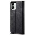 Miniatyrbillede 2 af 2: Jeans OnePlus Nord 2T flip etui - Sort Black