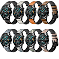 Miniatyrbild 2 av 2: Huawei Watch GT 2 46mm klockarmband i äkta läder - Svart Svart
