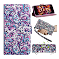 Pikkukuva 1 / 2: Samsung Galaxy A50 kuviollinen nahkakotelo - Värillinen Kukkia Multicolor