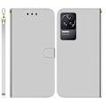Pikkukuva 1 / 2: Mirror Xiaomi Redmi K50 / Xiaomi Redmi K50 Pro flip case - Hopea Silver grey