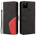 Pikkukuva 1 / 2: Teksturoitu nahkakotelo hihnalla Google Pixel 5a - Musta Black