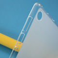 Miniatyrbillede 2 af 2: Frostet halvgennemsigtigt cover til Lenovo Tab M10 FHD Plus - Transparent Transparent