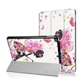 Miniatyrbillede 1 af 2: iPad (2017) stilrent og sikkert læder etui - Blomster fe Multicolor