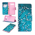 Miniatyrbillede 1 af 2: Samsung Galaxy S10 Plus mønstret læder flip etui - Vintersød Multicolor