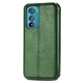 Pikkukuva 2 / 6: Nahkakotelo With A Stylish Rhombus Imprint For Motorola Edge 30 - Vihreä Green