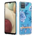 Supertunt och tåligt mjukfodral för Samsung Galaxy A12 5G - Blå Pion Blå