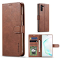 Miniatyrbillede 1 af 2: LC.IMEEKE Samsung Galaxy Note 10 Flip Etui - Kaffe Brown