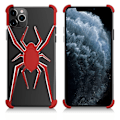 Miniatyrbillede 1 af 2: R-JUST Spider Alu Bumper - iPhone 11 Pro - Rød+Sølv Red
