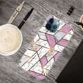 Miniatyrbillede 2 af 2: Marble design iPhone 14 Pro cover - Rose / Hvid / Grå Marmor Multicolor