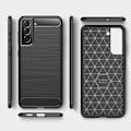 Pikkukuva 2 / 2: Carbon Flex Suojakotelo Samsung Galaxy S22 Plus - Sininen Blue