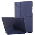 Miniatyrbillede 1 af 2: Samsung Galaxy Tab A8 10.5 (2021) silikoneetui i V-foldet stil - Mørkeblå Blue