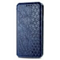 Pikkukuva 3 / 6: Nahkakotelo With A Stylish Rhombus Imprint For Motorola Moto E13 - Sininen Blue